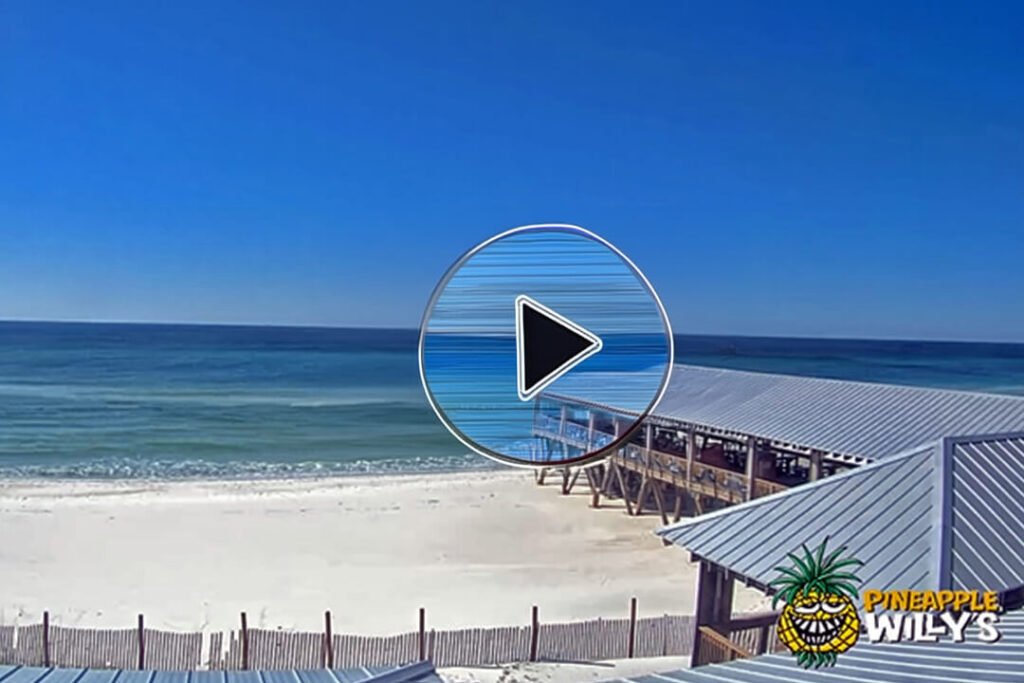 Pineapple Willy's Webcam in Panama City Beach